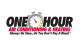 One Hour Heating & Air Conditioning Franchise Logo