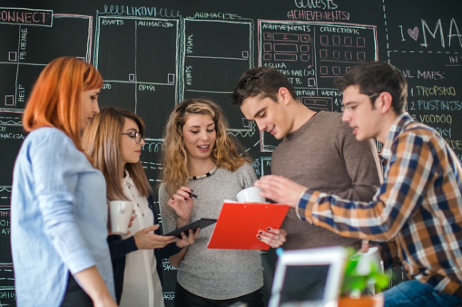 Young Business Team
