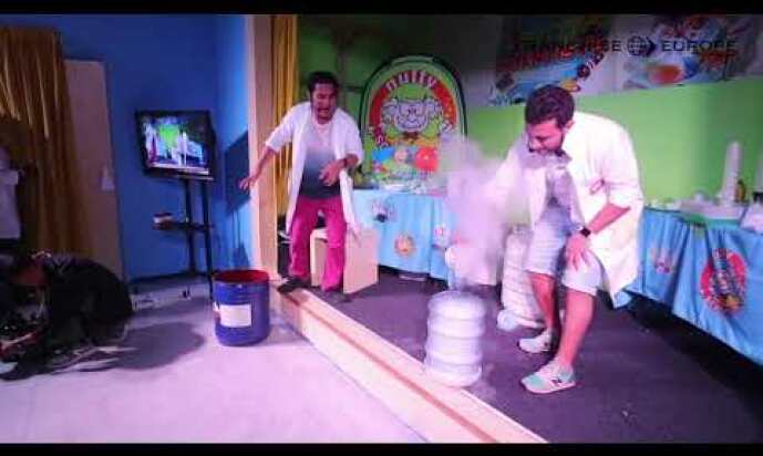 Nutty Scientists and the Looney Gas Show