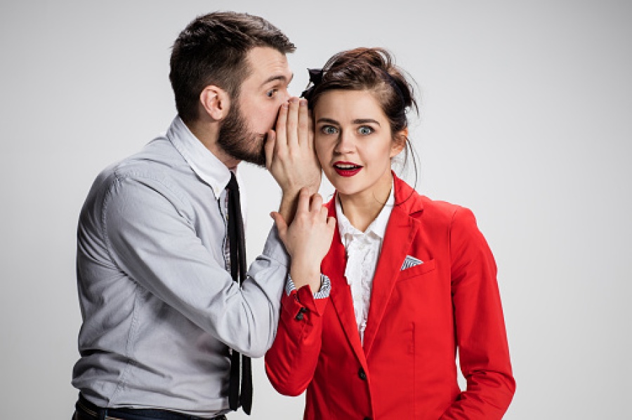 Colleagues Gossiping