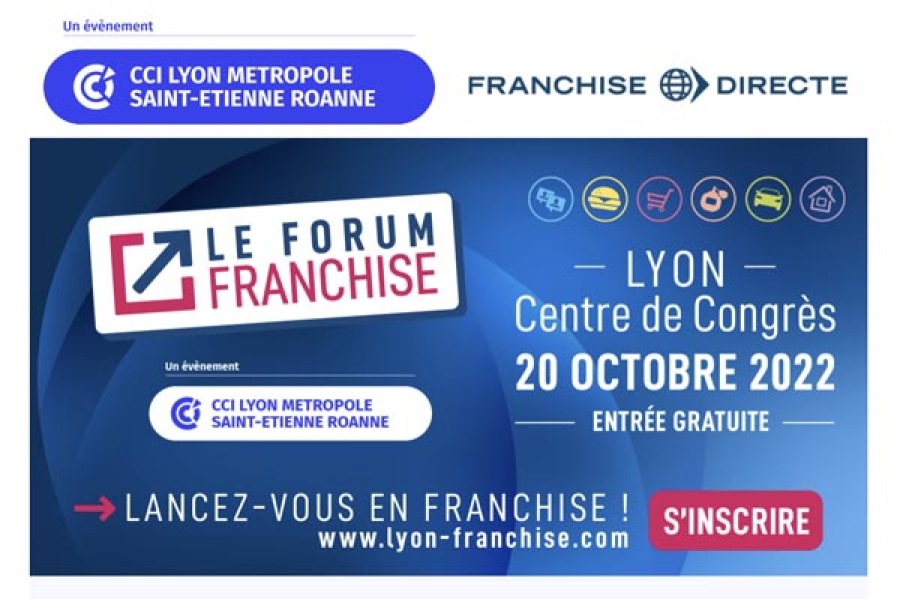 logo salon franchise Lyon Forum Franchise 2022
