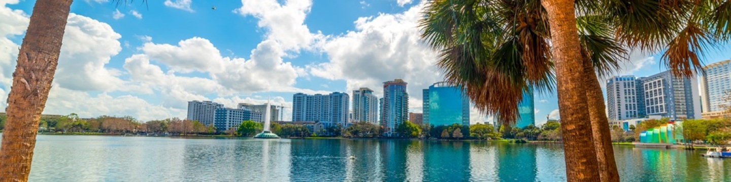 Orlando Skyline - Lake Eola Park Banner