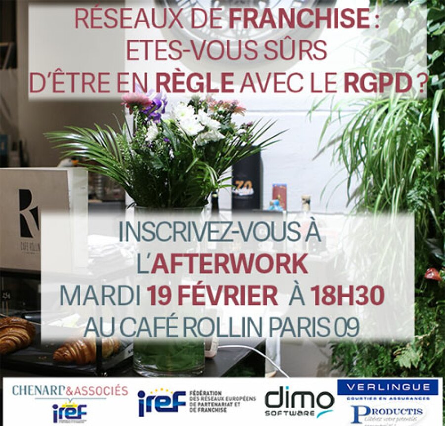 afterwork IREF application RGPD