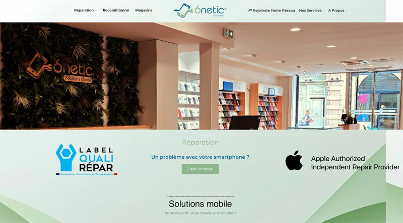 site web franchise 6netic