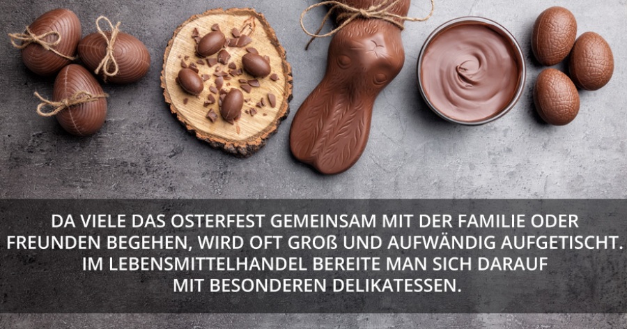 Im Lebensmittelhandel bereite man sich darauf mit besonderen Delikatessen.