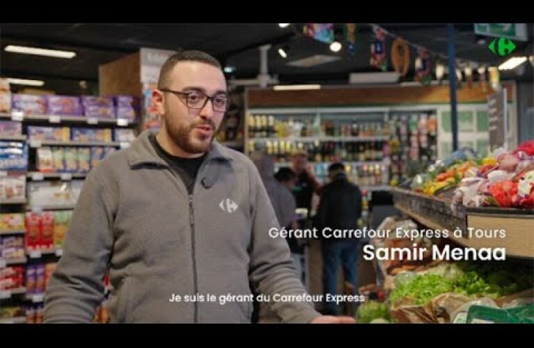 Interview Samir Menaa, gérant Carrefour Express Tours