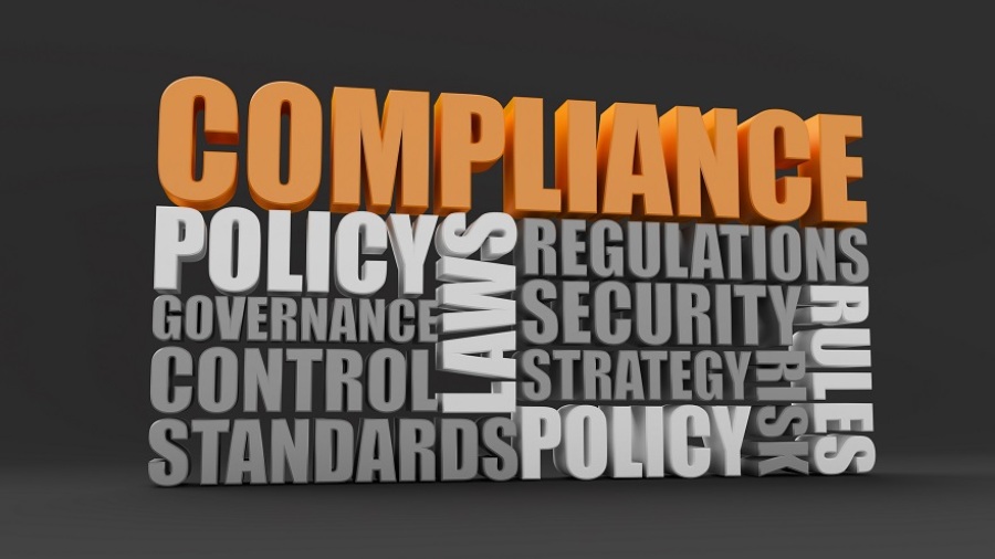 Laws & Compliance Word Cloud (What Business Licenses Does My Franchise Need)