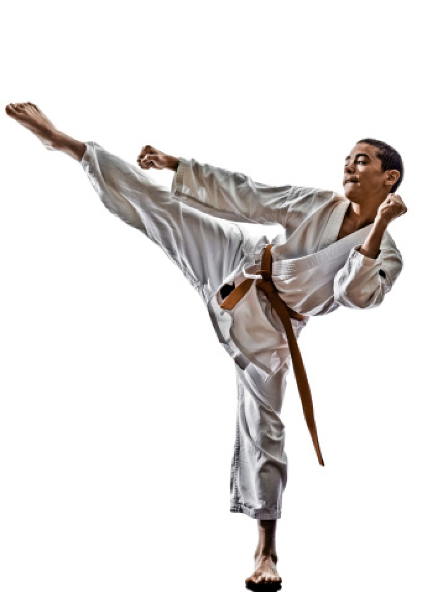 Karate Teen Boy