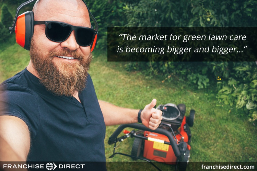 Green lawn care franchise