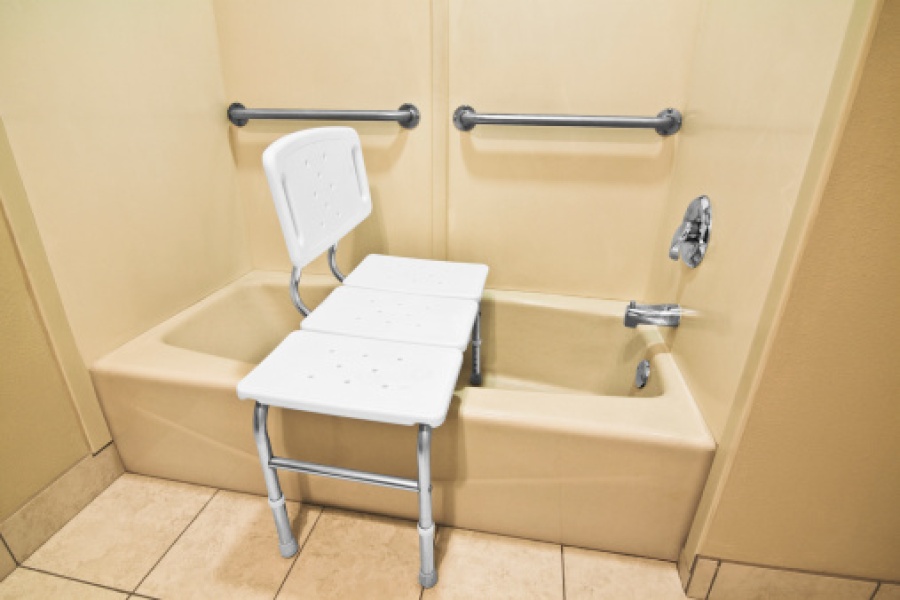 Handicap Bathing Chair and Shower Bars