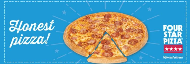 Four Star Pizza Header Logo