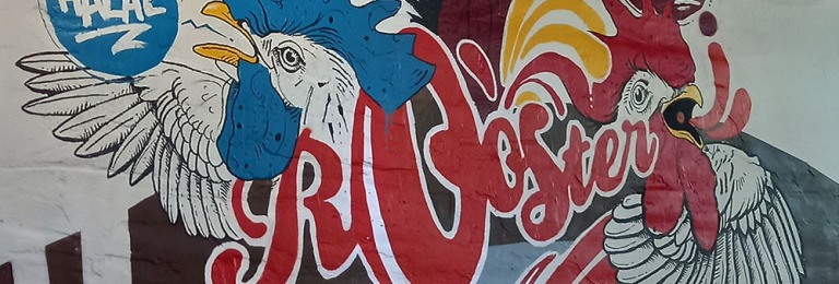 Rooster Fried Chicken Banner