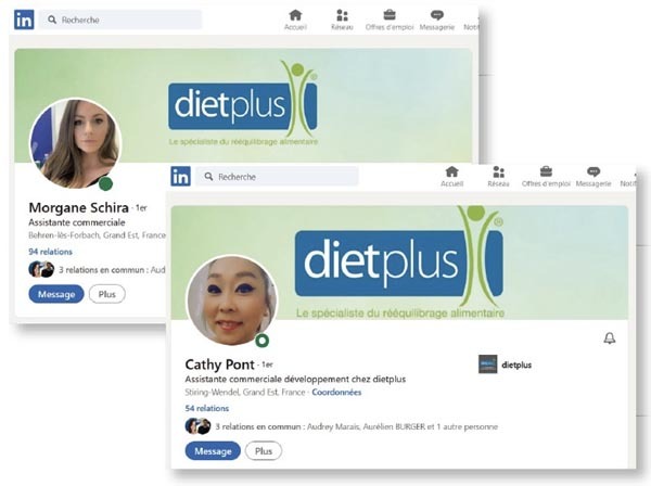 franchise dietplus sur LinkedIn