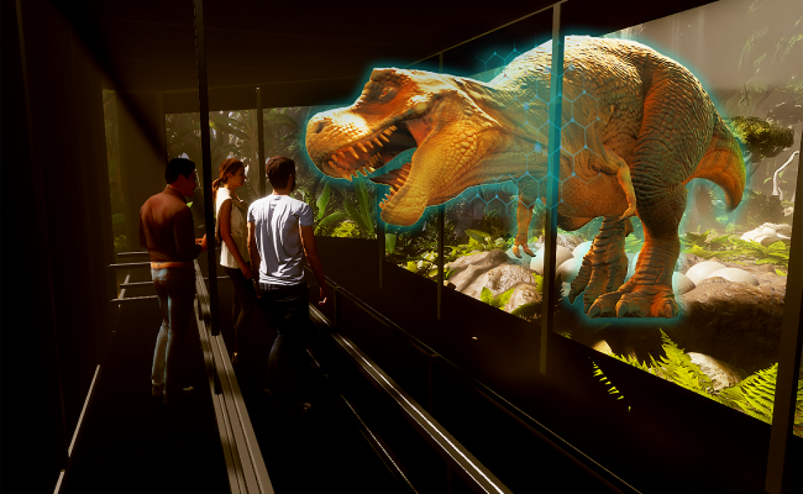 T-rex franchise Hologram Zoo