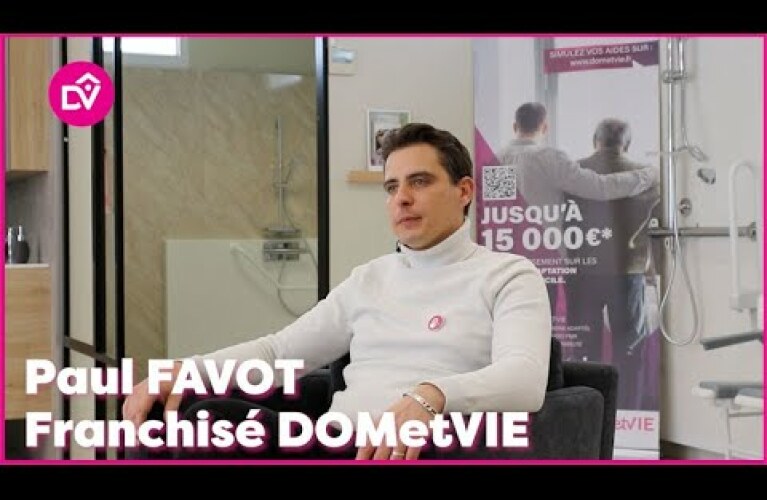 Paul Favot, franchisé DOM&VIE Royan