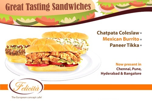 Felicita Foods Cafe Franchise Sandwiches