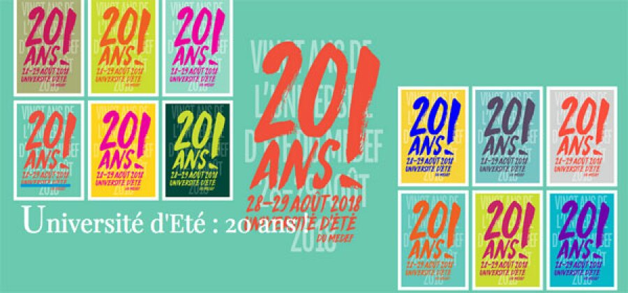 20 ans université été Medef