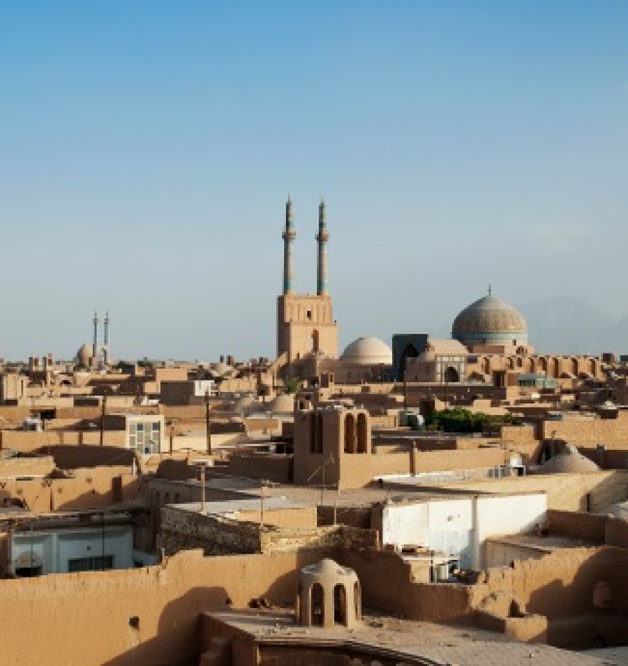 View of Yazd in Iran