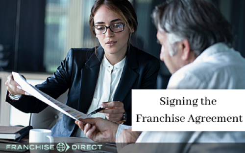 Signing the Franchise Agreement