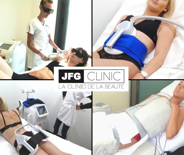 visuels techniques centres beauté JFG Clinic