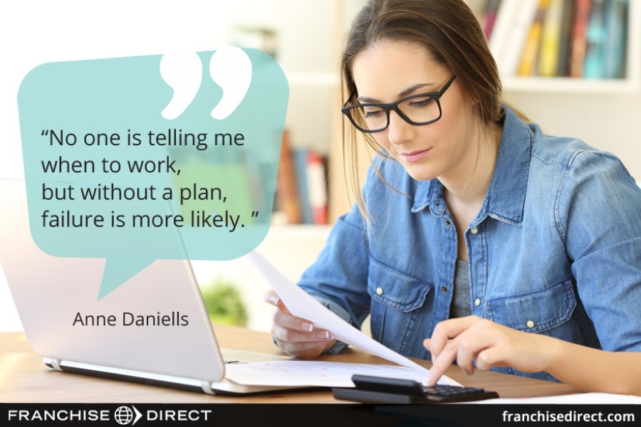 Planning and routines in Home-Based Franchise