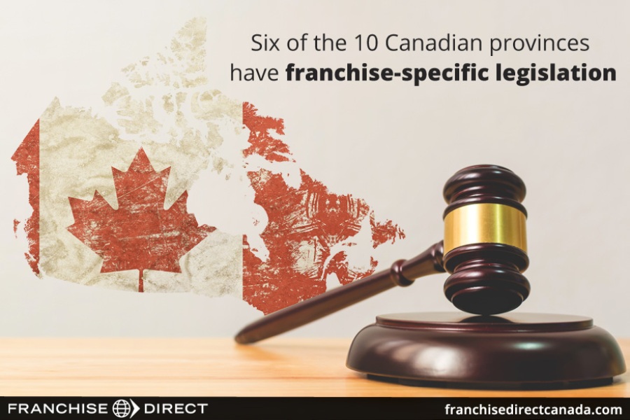 Six of the 10 Canadian provinces have franchise-specific legislation