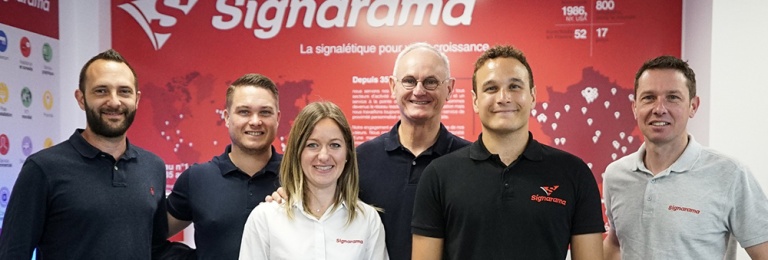 Banniere groupe franchise Signarama