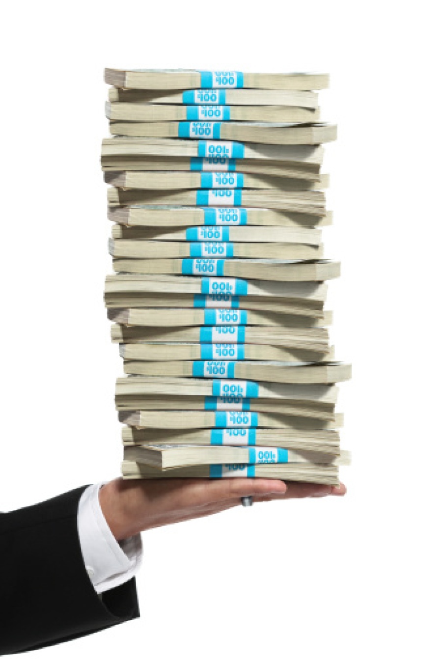 Hand with Stack of Money