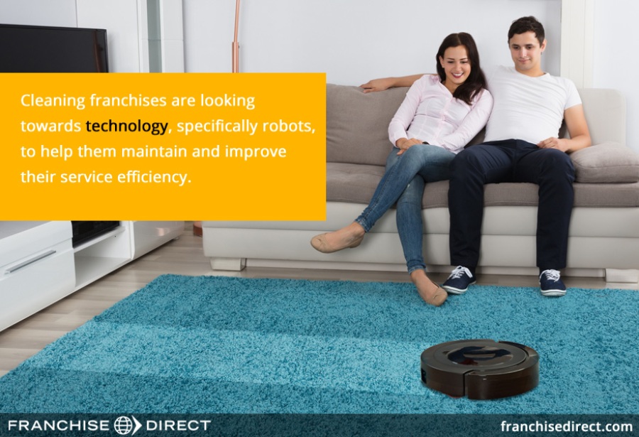 cleaning franchises are looking towards technology
