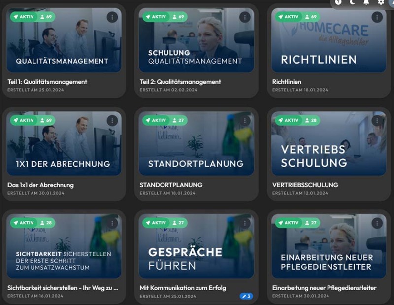 Homecare Digitale Wissensplattform