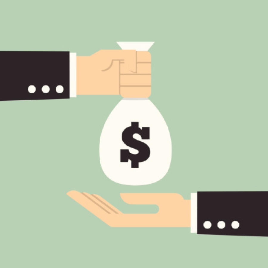 Hands Giving & Receiving Money