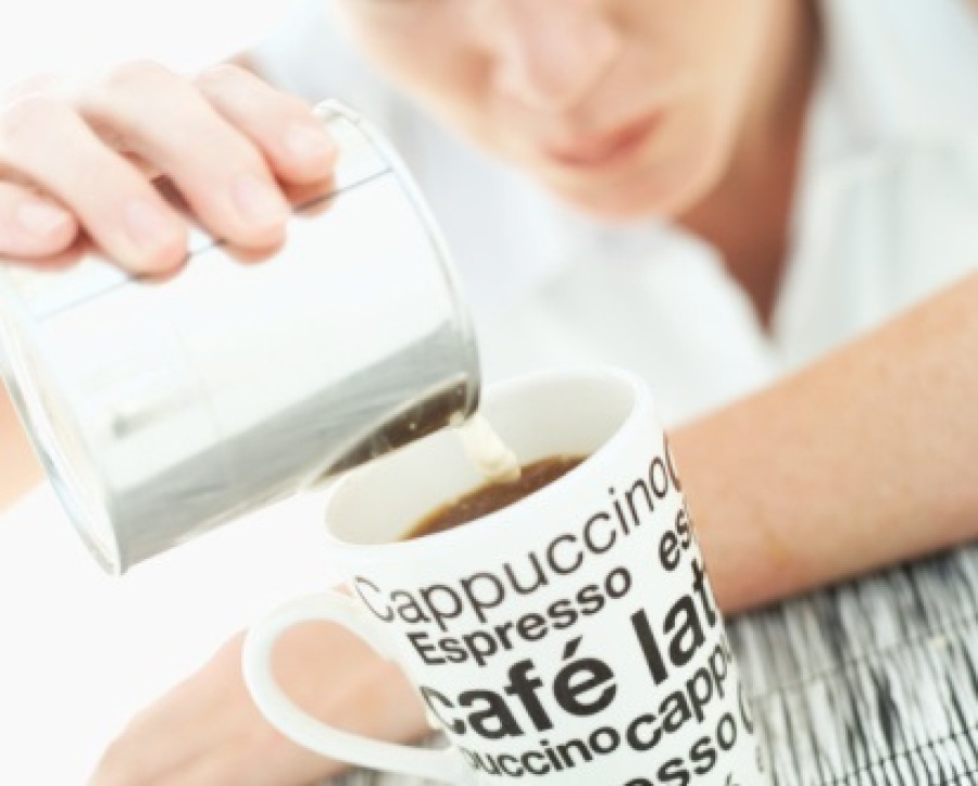 Woman with Cup of Coffee