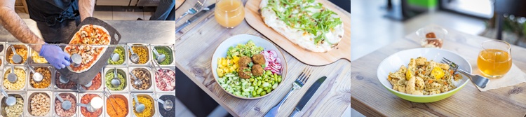 choix plats fait maison franchise restaurant Green sur mesure