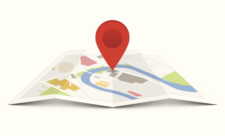 Map with Pin Point