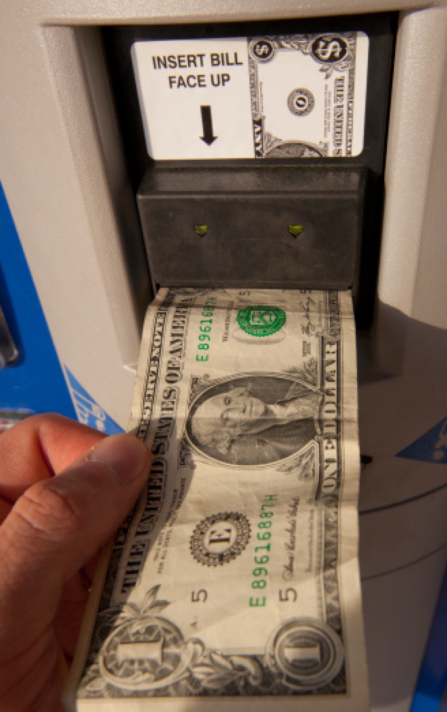 Putting a Dollar in Vending Machine