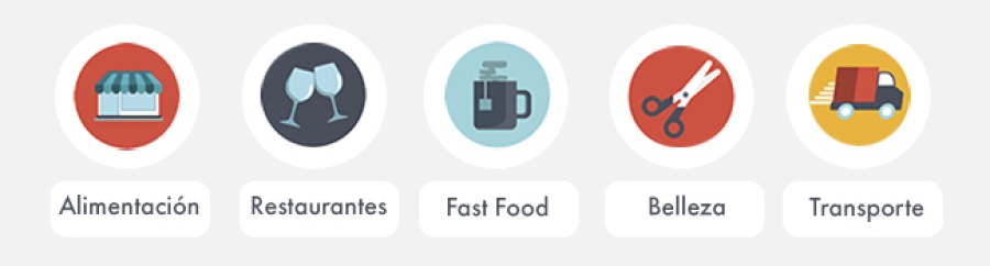 Empleo por sectores de franquicia