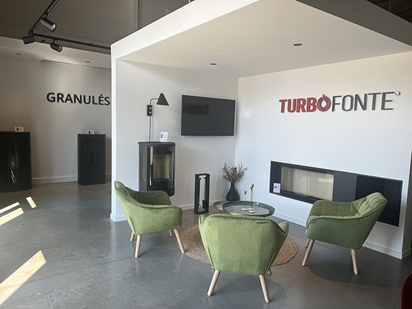 Franchise Turbo Fonte - intérieur showroom espace salon