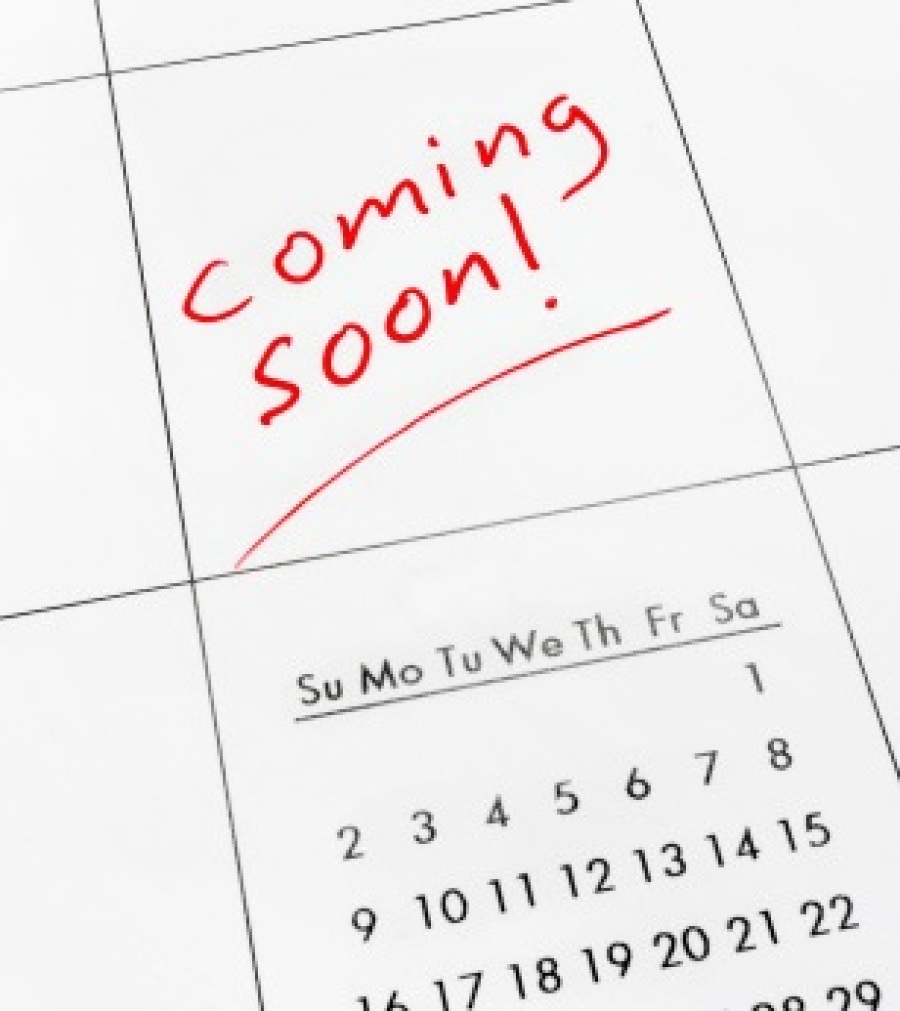 Coming Soon on Calendar