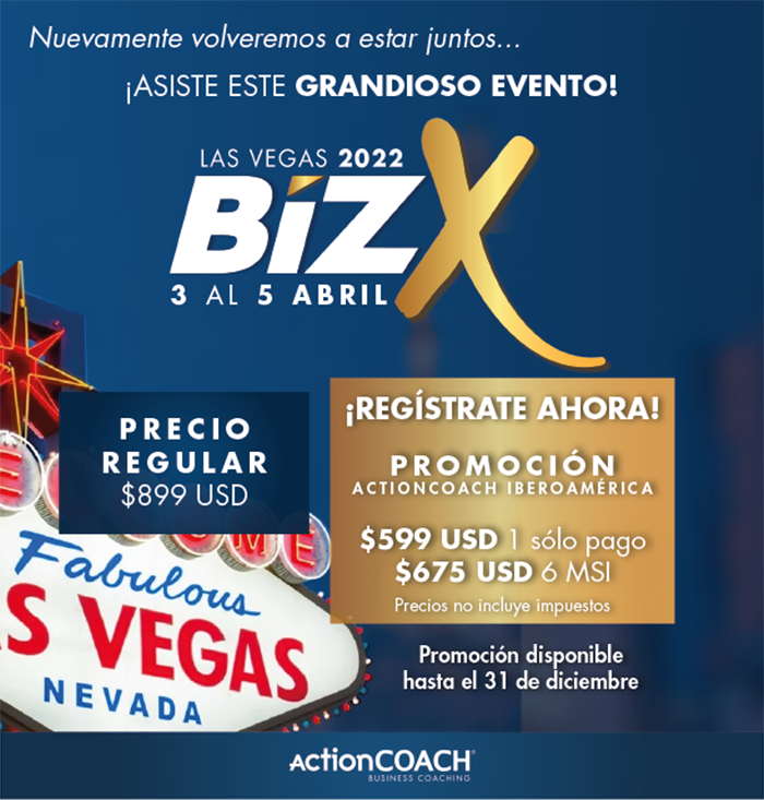 Las Vegas 2022 convención anual BizX