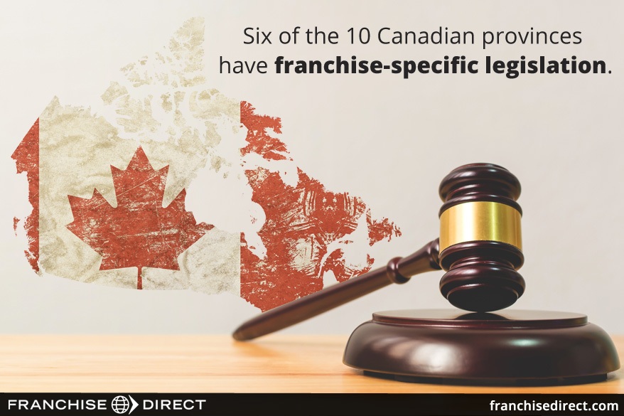 Six of the 10 Canadian provinces have franchise-specific legislation
