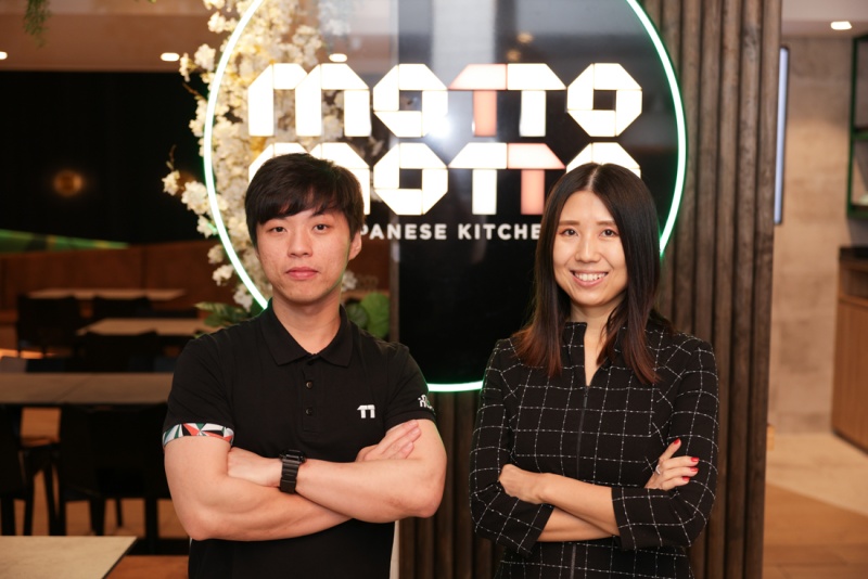 Motto Motto Owner-Operator Frank Jiang & CFO Lisa Yao