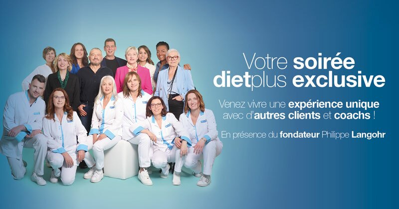 illustration soirées exclusives franchise dietplus