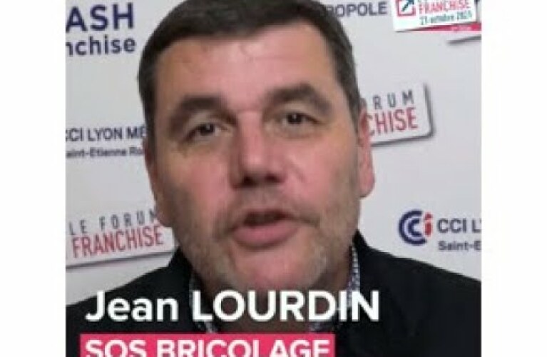 Jean Lourdin, fondateur SOS Bricolage à Forum Franchise 2021