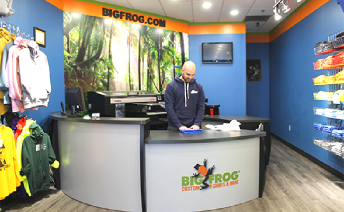 Start a Big Frog Custom T-Shirts & More Franchise, Big Frog Custom T