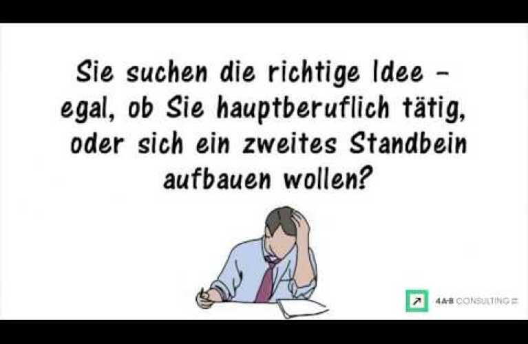 Sie suchen die richtige Idee? 4 A+B hat sie...