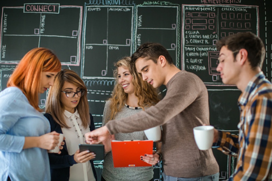 Young (Millennial) Startup Business Team