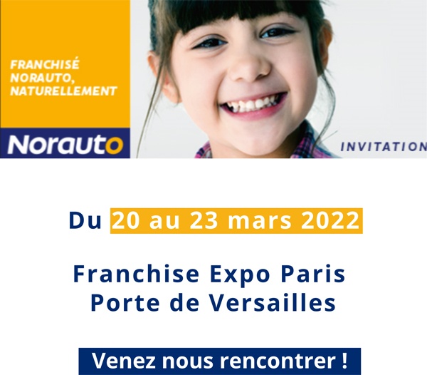 invitation franchise Norauto salon Paris 2022