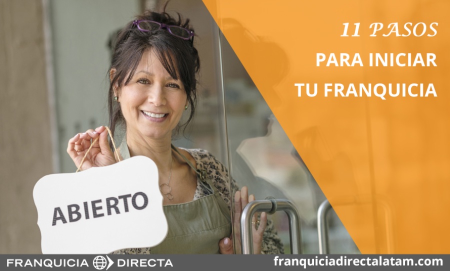 11 pasos para iniciar tu franquicia