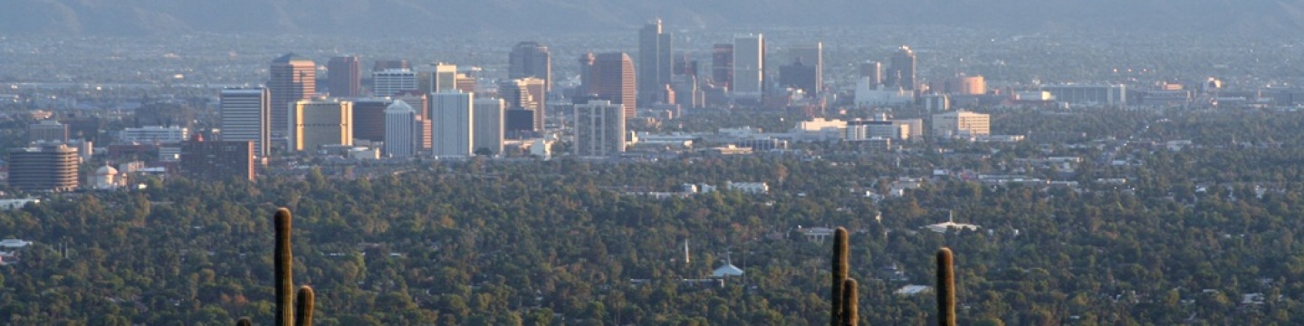 Downtown Phoenix Skyline Banner