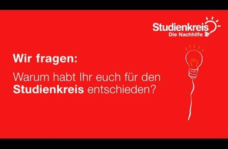 Warum Studienkreis?